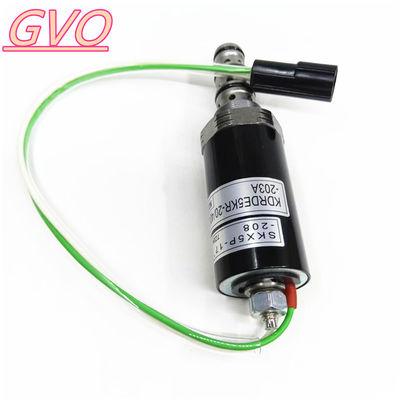 KDRDE5KR-20 40C07-203A कोबेलको SK60-3 SK200-2 के लिए सोलेनोइड वाल्व